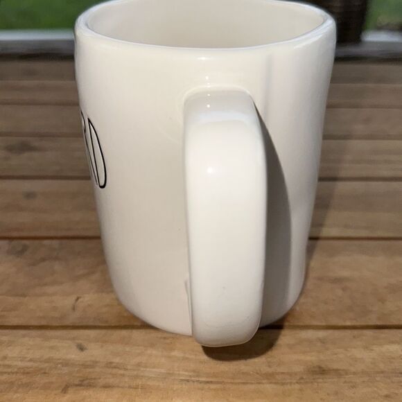 Rae Dunn Artisan Collection White Ceramic Large Letter “Early Bird” Mug. 16oz - Picture 2 of 5